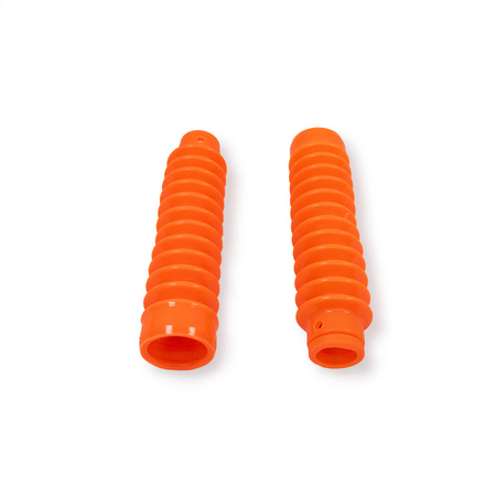 2x Fork Gaiters for Simson S50/S51/S53/SR50 - Neon Orange