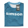 Simson Cross Shirt Blue M - Motorbike T-Shirt for Riders