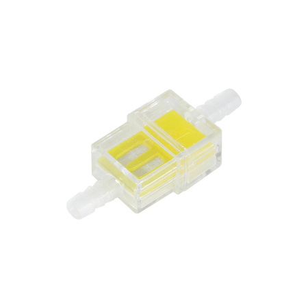 Petrol filter plastic ø6mm for Simson S50 S51 SR50 KR50, MZ - yellow