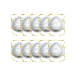 10x FFP2 Motorcycle Dust Masks with Valve – Individually Packaged