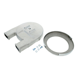 Kettenkasten + Deckel für Simson S50, S51, KR51 SR 4— Aluminium, rostfrei