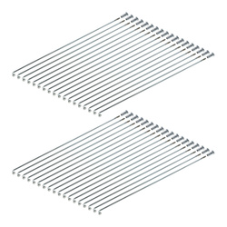 Set: 36x Speichen mit Nippel, 210mm M3 Chrom für Simson SR2