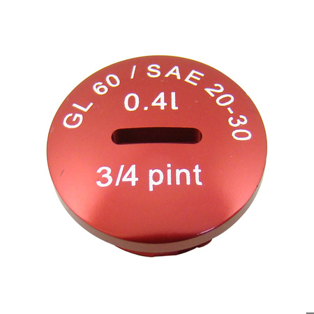 Filler Cap for Simson KR51/2 Schwalbe S51 S53 Red Aluminum