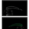 Head torch LED head torch (with red warning light) 18000 lumens USB rechargeable