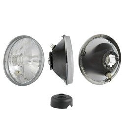 H4 Headlight + Rubber Dust Cap for Volga, Wolga, Saporoshez