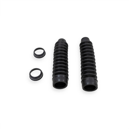 Pair Telescopic Fork Gaiters + Caps & Clamps for Simson S50 S51 SR50 SR80