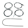 Bowden Cable Kit & Speedometer Cable for Hercules Prima 4/5 S Moped (5pc)