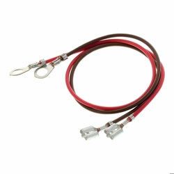 Satz Batteriekabel für Simson S51 — rotbraun, ca. 300 mm