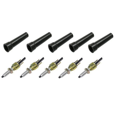 5x Bremslichtschalter vorn - Stoplicht + Gummikappe für Simson S51 S70 S83 SR50