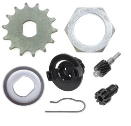 Speedo Drive Pinion Set w/ Retaining Plate for Simson S51/KR51/2/SR50