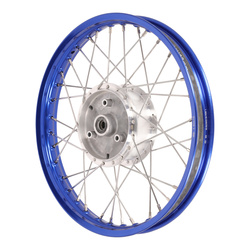 Spoked Wheel 1.50x16 Alloy Rim for SIMSON DUO, KR51/1, KR51/2 — Blue Anodized-