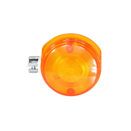 Front E-mark turn signal (white/orange) for Simson S50/S51/S70 & MZ TS/ETZ