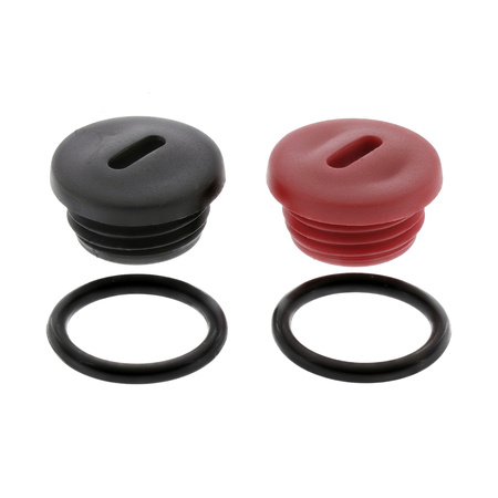Locking screw black / red with O-rings suitable for Simson S50 S51 S70 SR50