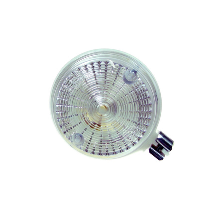 Indicator with E-mark in the back (white / white) for Simson S50 S51 S70, MZ TS ETZ