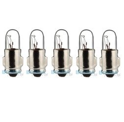 5x ball bulb BA7s 6V 1.2W speedometer lighting for Simson S51 AWO, MZ ETZ