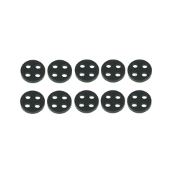 10x gasoline cock seal 4-hole ø17.7 mm for Simson SR50 SR80 KR51 SR4, MZ TS ETZ