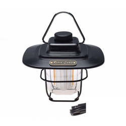 Lampa kempingowa retro do modeli uniwersalnych - metalowa dla podróżujących motocyklem