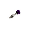 Quick-release knob for Simson S50 S51 S70 side cover - purple