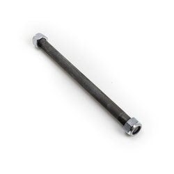 Replacement swingarm pivot bolt with lock nuts - MZ ETZ 150