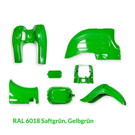 Powder coating service sheet metal parts - Simson KR51 Schwalbe in RAL color of your choice