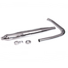 Chrome Cigar-Style Exhaust for EMW R35 (from 1953)