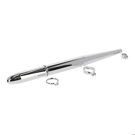 Auspufftopf Blech 1,5mm + Schelle für Simson KR51/1 Schwalbe SR4-2 SR4-3 SR4-4 