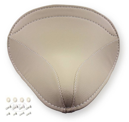 Simson SR2/SR2E Seat Cover w/ Split Rivets - Beige
