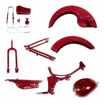 Powder Coating Service for Simson SR1/SR2 Frame & Tank – RAL