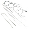 Bowden cable kit + speedometer cable for SIMSON KR50 (8pc) - grey