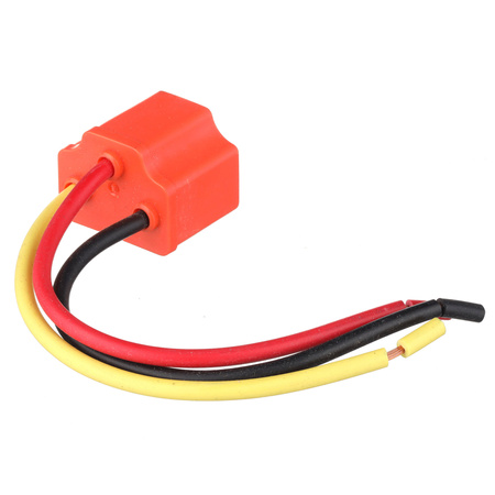 H4 Ceramic Bulb Socket Plug Cable - Heat-Resistant for Motorcycle/Car