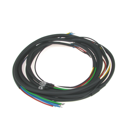 Cable harness for DKW NZ 250, NZ 350, NZ 500 with colored circuit diagram