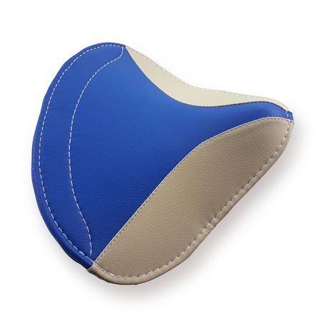 Premium Seat Cover for Simson SR2/SR2E - Blue/Beige