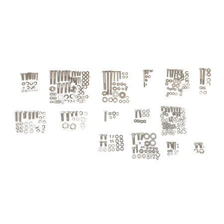 Stainless Steel Hex Bolt Set 206 pcs A2 for MZ TS250 Motorcycle