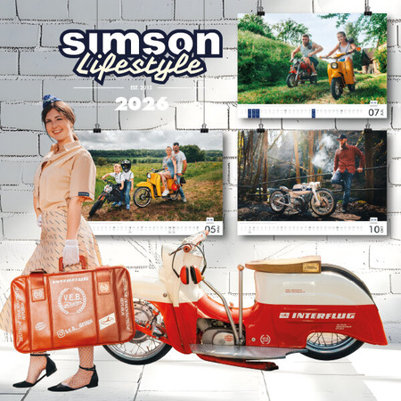 SIMSON Lifestyle-Kalender 2026 – Kultklassiker im Rampenlicht