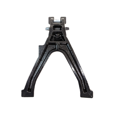 Stojak uchylny +2cm przedłużony stojak główny do Simson S51 S50 - czarny jedwabisty mat