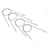 Bowden cable kit for Zundapp Super Combinette 433/429/515, 4pc gray