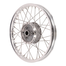 Spoked Wheel 1.50x16 for SIMSON DUO, KR51/1, S51 - Polished & Stainless