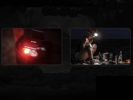 NITECORE HA11 240LM USB Rechargeable LED Headlamp for Motorcyclists