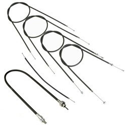6-piece motorcycle cable kit for IZ 49 with speedometer cable