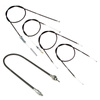 Bowden Cable Kit & Speedometer Cable for DKW SB350 (5-piece)