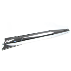 Exhaust silencer for MZ RT 125/1 (dovetail) - chrome-plated