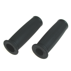 Pair Handlebar Grips, Bulb Shape for Simson SR1/SR2/KR50 Spatz - Black
