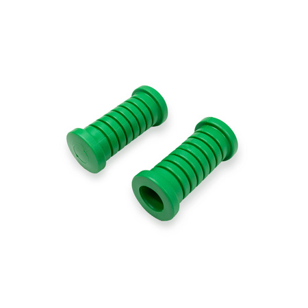 (Pair) Footrest rubber for Simson S50 S51 S53 S70 S80 KR51 SR4 SR50 SR80 - green