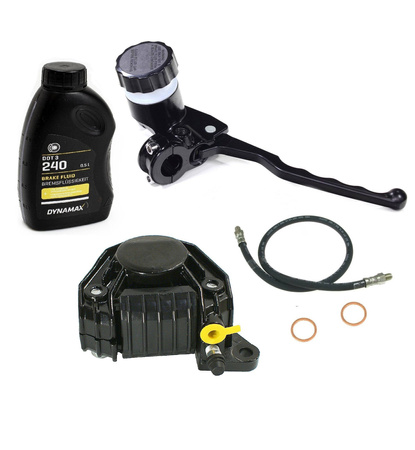 MZ ETZ Brake Master Cylinder, Caliper & Brake Fluid Set
