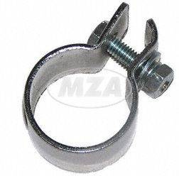 Exhaust clamp rear, narrow suitable for Simson KR51 SR4- SR50 SR80 chrome-plated