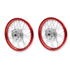 2x Aluminum Spoked Wheel 1.60x16 for Simson S50/S51 KR51 SR4 - Red