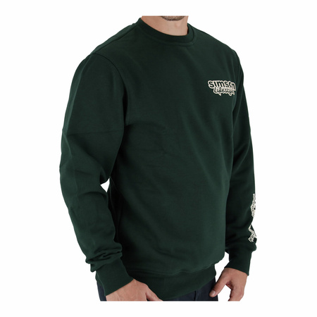 SIMSON Lifestyle Pullover, Bistro Green, Size XL - Motorcycle Gear