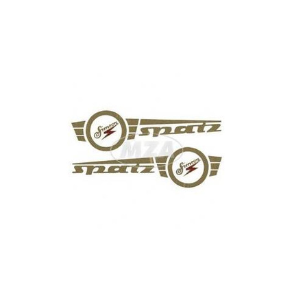 Simson SR4-1 Spatz Fuel Tank Decal Set (Left & Right)