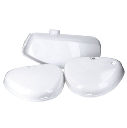 Sealed Tank & Side Cover Set, 1st Choice for Simson S51/S70 - White