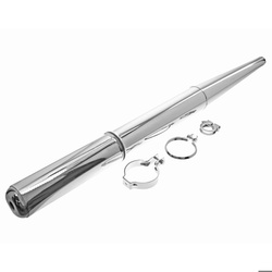 Auspuff kpl. verchromt Ø28mm für Simson KR51/2, SR4-3, SR4-4, SR50, SR80